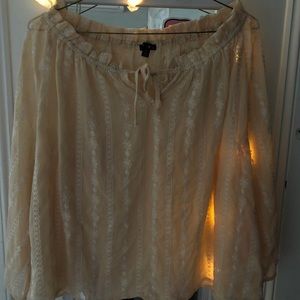 off the shoulder blouse